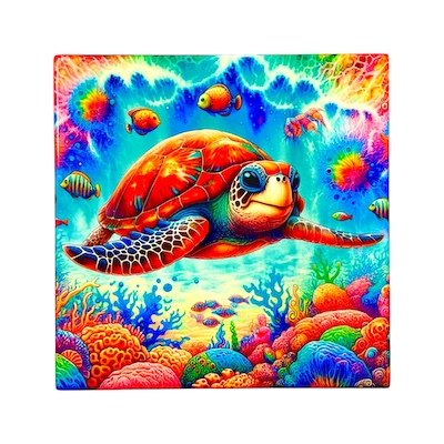 Turtle Ceramic Trivet